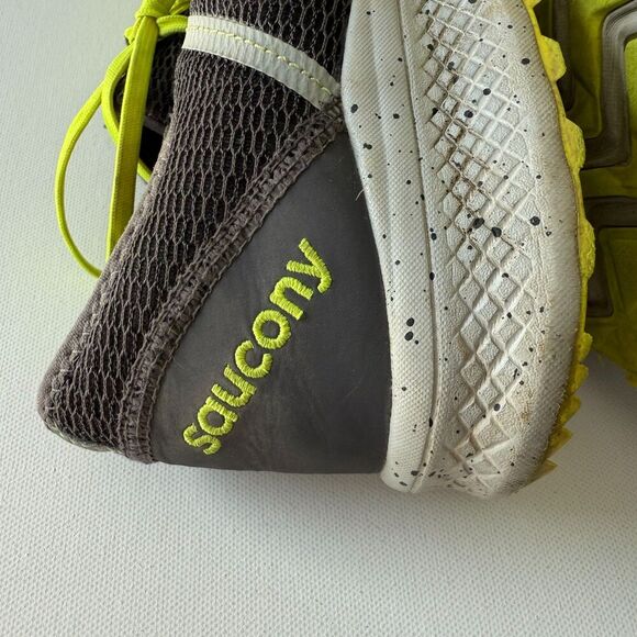 Saucony Versafoam Shift Running Shoes Men's 11.5, Slip On Comfort, Gray & Yellow - Picture 7 of 12